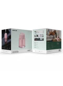 GREEN LION Fragrance 160ml Air Diffuser with Light Indicator, 300mAh Battery, 4 to 5 Hours Working Time, Type-C Charging, Multi Mode - Pink  - Image 2