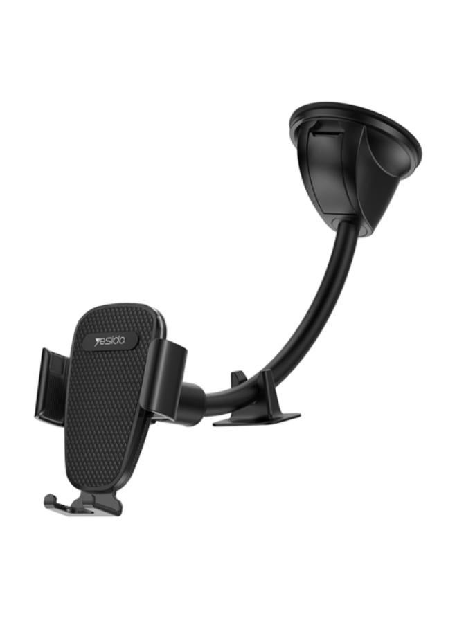 Yesido Yesido C119 Car Windshield Strip Soft Rubber Suction Cup Phone Holder(Black) - Image 1
