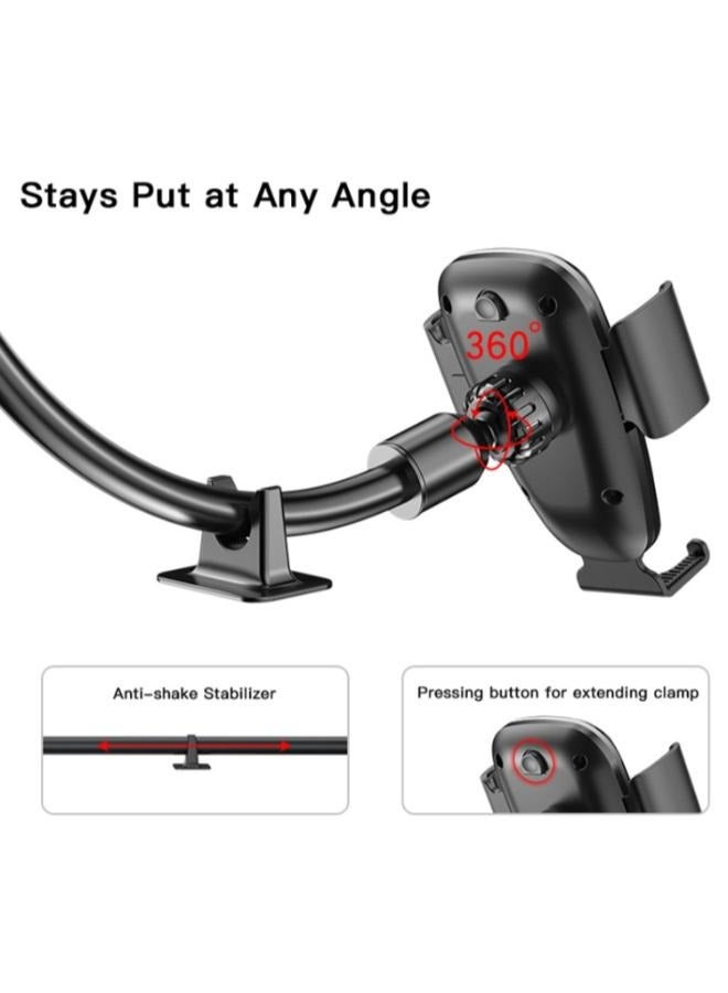 Yesido Yesido C119 Car Windshield Strip Soft Rubber Suction Cup Phone Holder(Black) - Image 3