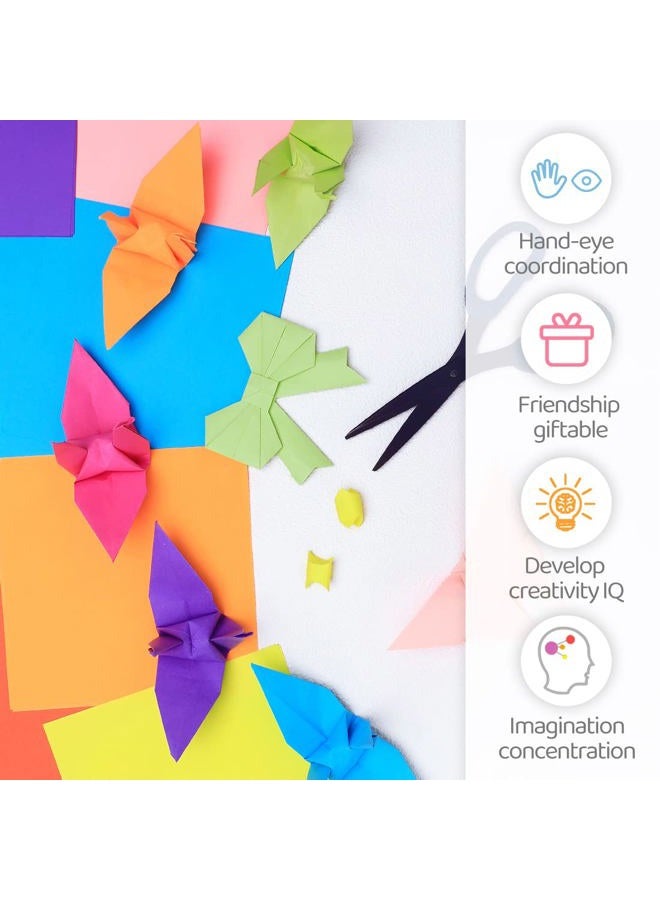 IOOLEEM Origami Paper, 200 Sheets, Red Origami Paper, 6 Inch Square, Double Sided Colored paper. - Image 3