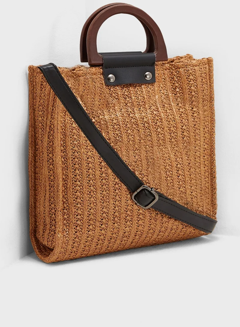 Ginger D - Ring Handle Tote