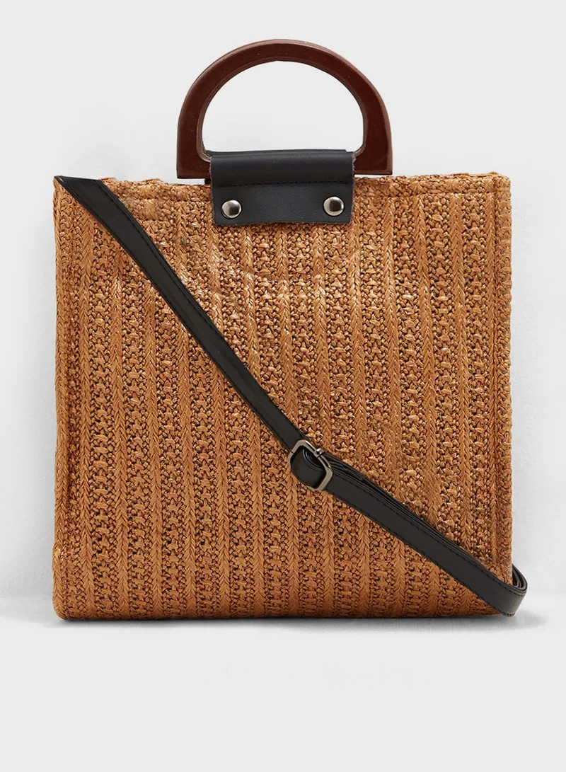 Ginger D - Ring Handle Tote