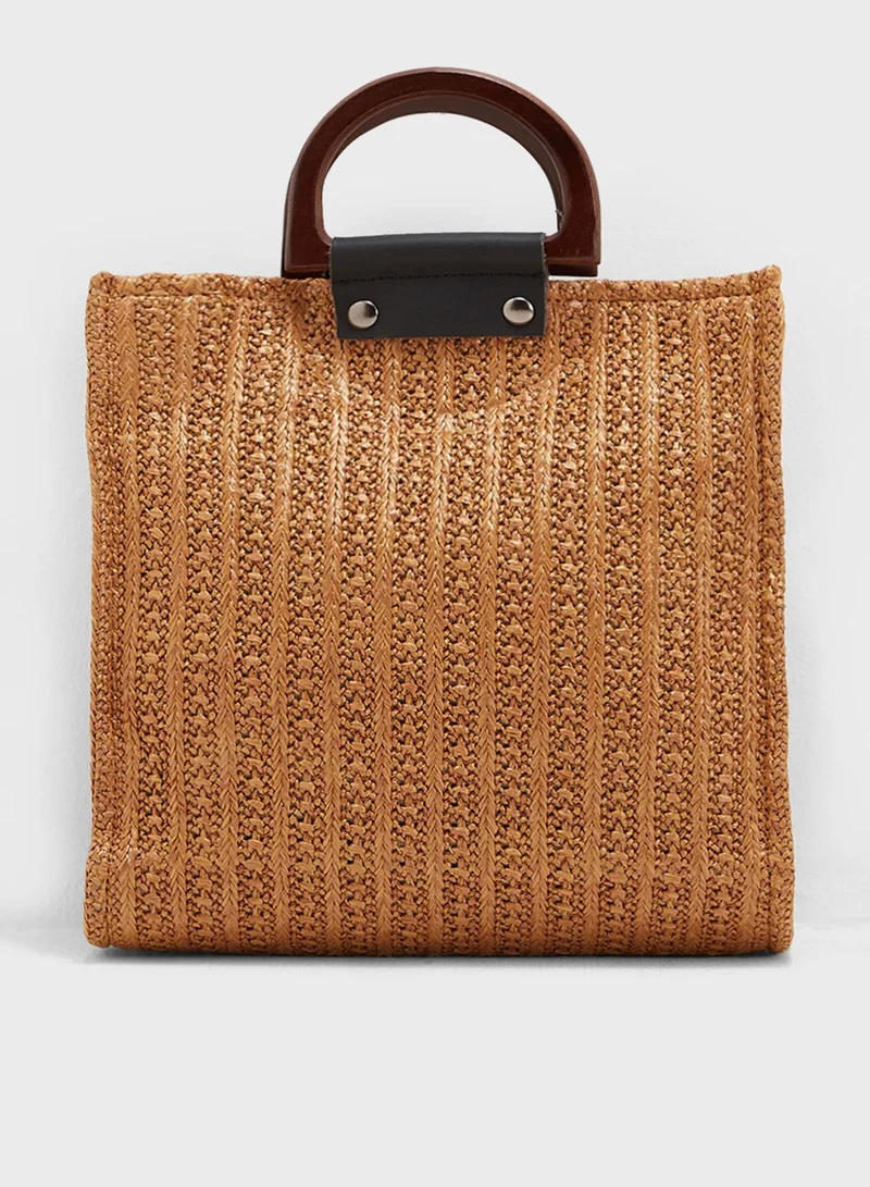 Ginger D - Ring Handle Tote