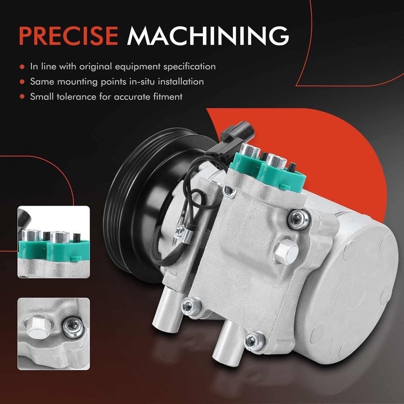 A-Premium AC Compressor with Clutch for Hyundai Accent - Image 5