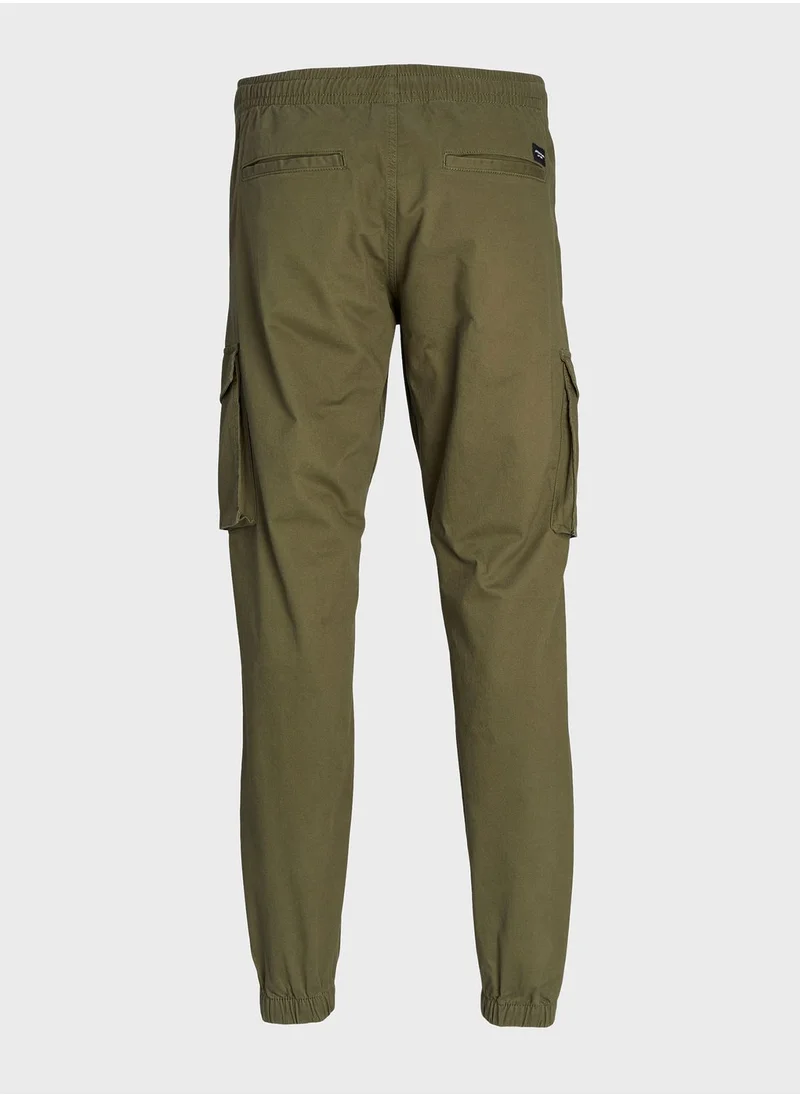 JACK & JONES Jpstkane  Drawstring Cuffed  Cargo Pants