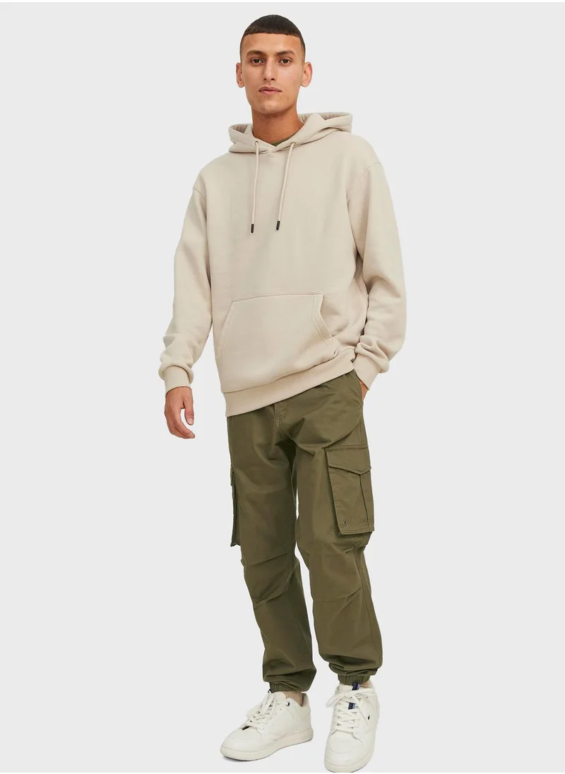 JACK & JONES Jpstkane  Drawstring Cuffed  Cargo Pants