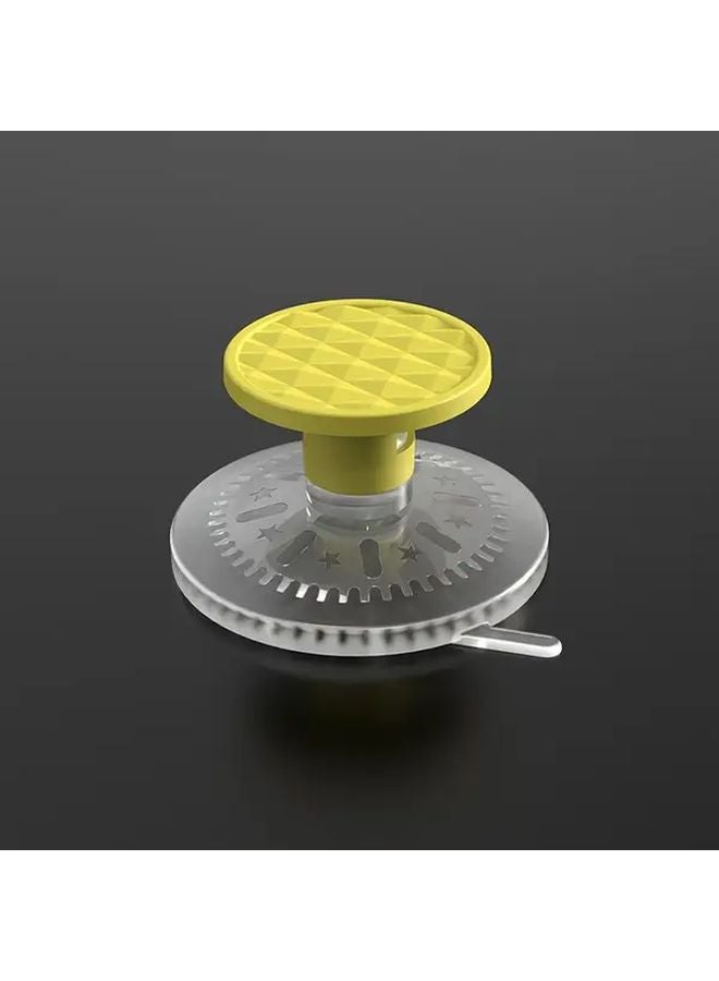 خطاف كؤوس شفط قوي أصفر ثقيل بدون حفر لتعليق المناشف - Image 1