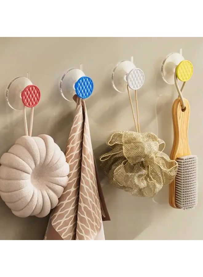 خطاف كؤوس شفط قوي أصفر ثقيل بدون حفر لتعليق المناشف - Image 2