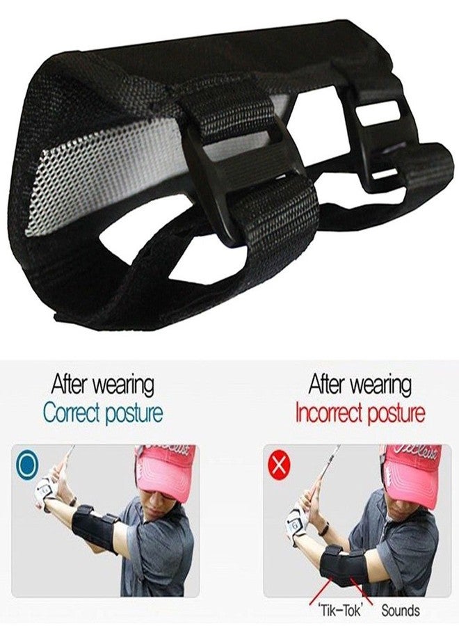 Eboxer Elbow Brace for Golf Swing Training Aids Straight Practice, Easy Correct Training Swing Posture Alignment Exercise Tool for Golf Beginners - Image 2