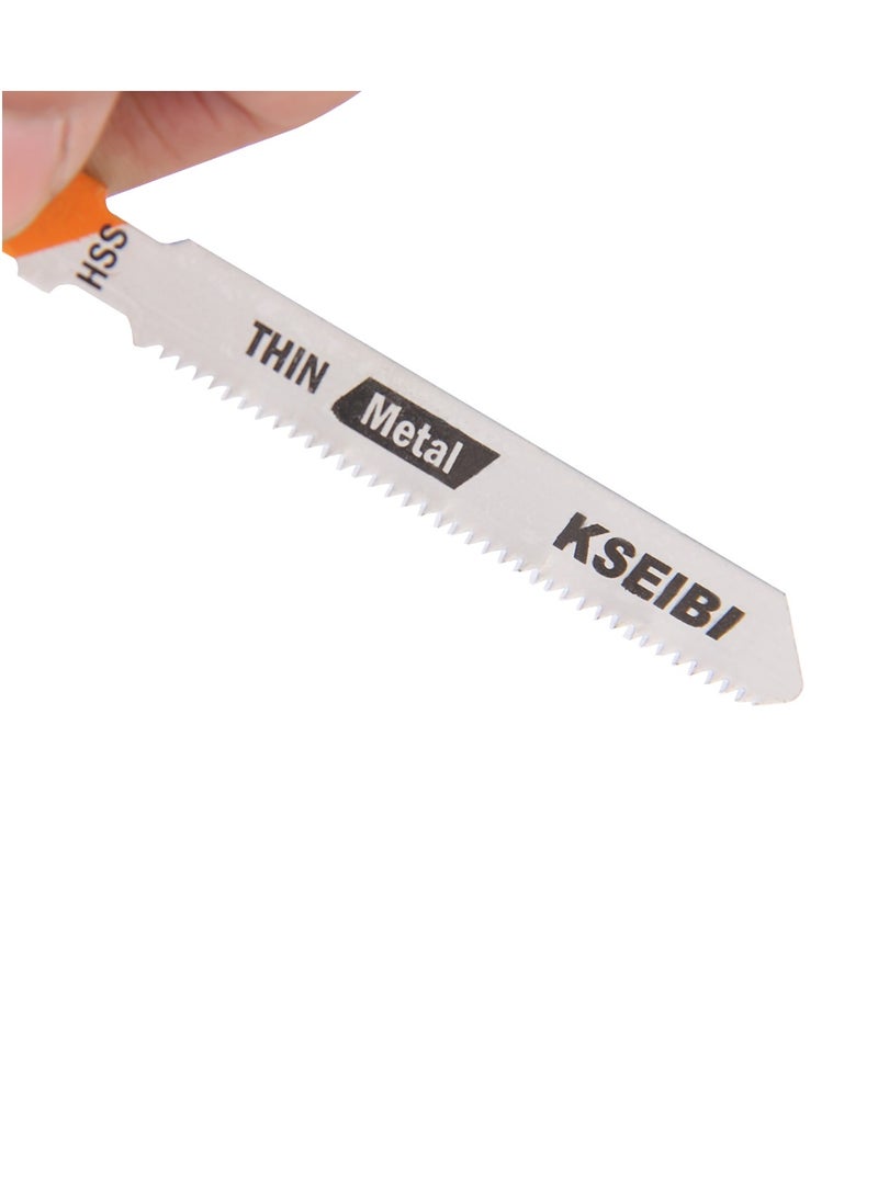 KSEIBI 5-Piece Jigsaw Blades T-Shank Set – Universal, Durable, and Versatile for Wood, Metal, and Plastic Cutting  - Image 3