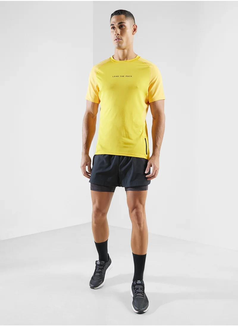 SQUATWOLF Statement Ribbed Tech T-Shirt