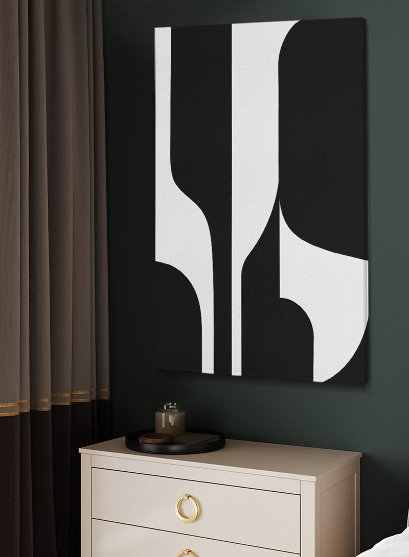 LOWHA Canvas Wall Art Stretched Over Wooden Frame with Bohemian Art Pattern Painting - Image 1