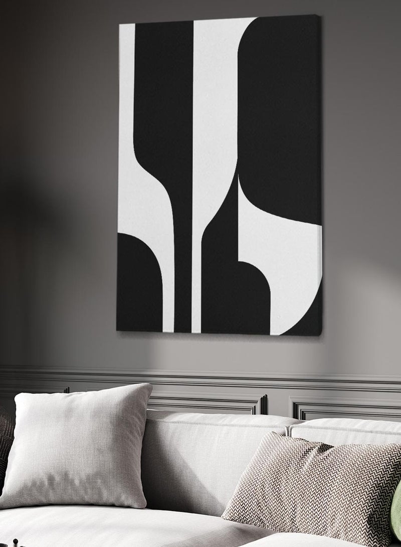 LOWHA Canvas Wall Art Stretched Over Wooden Frame with Bohemian Art Pattern Painting - Image 3