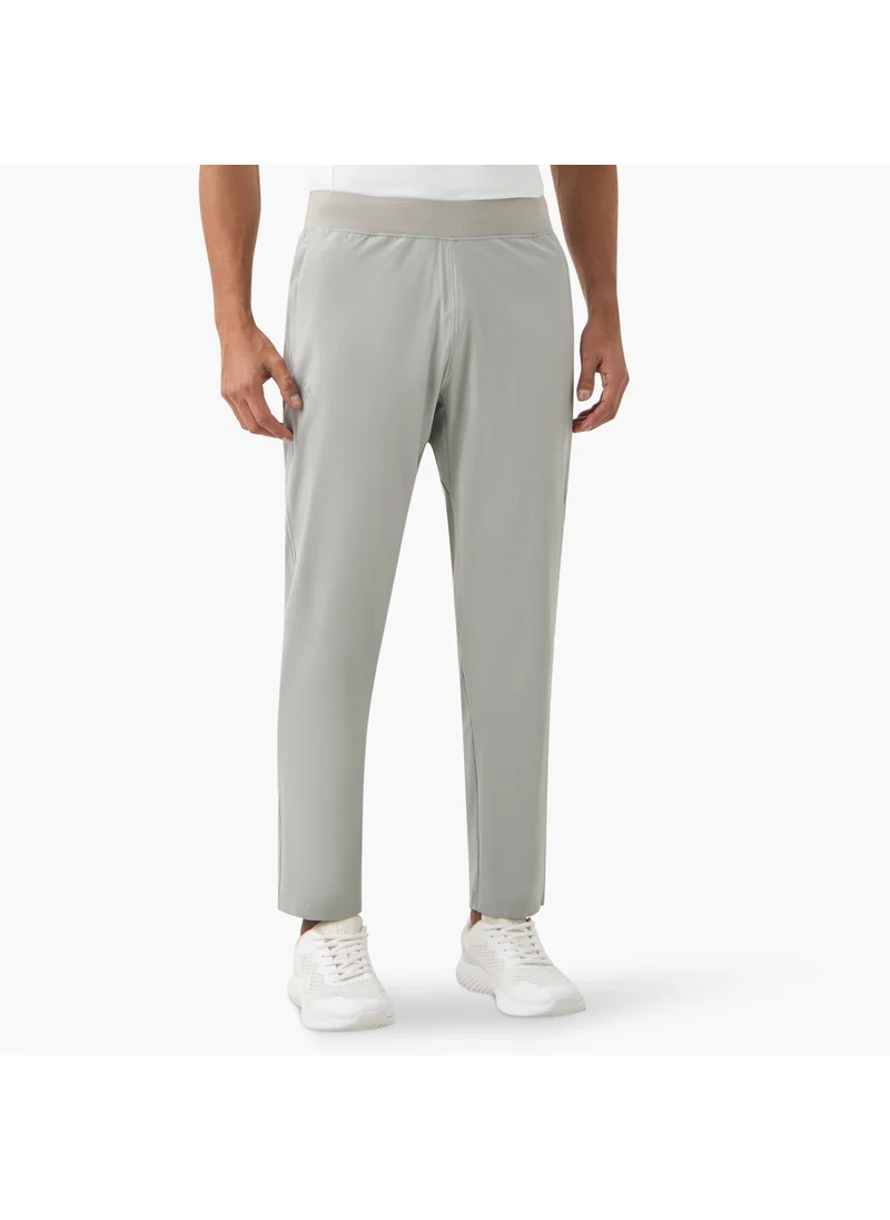 ادوت Panelled Track Pants with Elasticated Waistband and Pockets