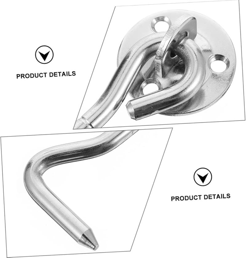 Artibetter 2 Pack Stainless Steel Heavy Duty RV Window Lock Hook Easy to Install - Image 5