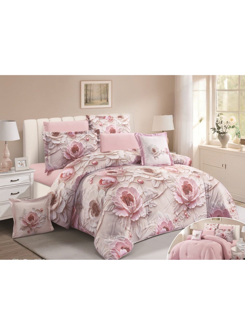 Horse single bed comforter set, 4 pieces Comfort for your sleep and elegance for your room - Image 1