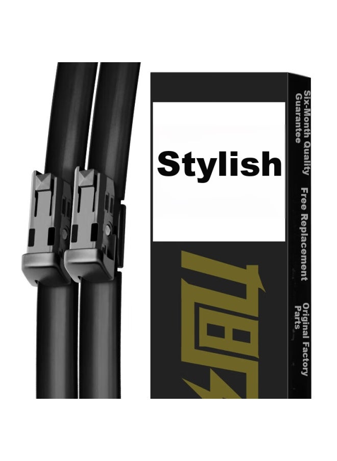 XUFENG Xufeng Car Accessories (xufeng) Honda Civic Wiper Blades For - Models, Specialized Boneless Wiper Rubber Strips, Original Equipment, One Pair  - Image 1