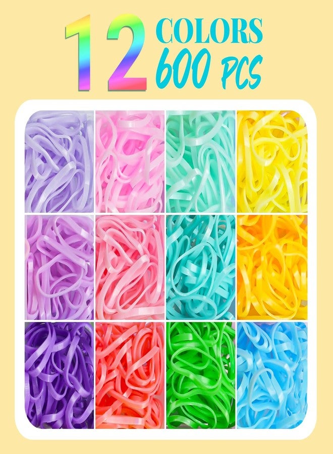 IKOCO 827PCS Elastic Hair Ties, Hair Bands Colorful Hair Accessories for Girls with Hair Clips - Image 3