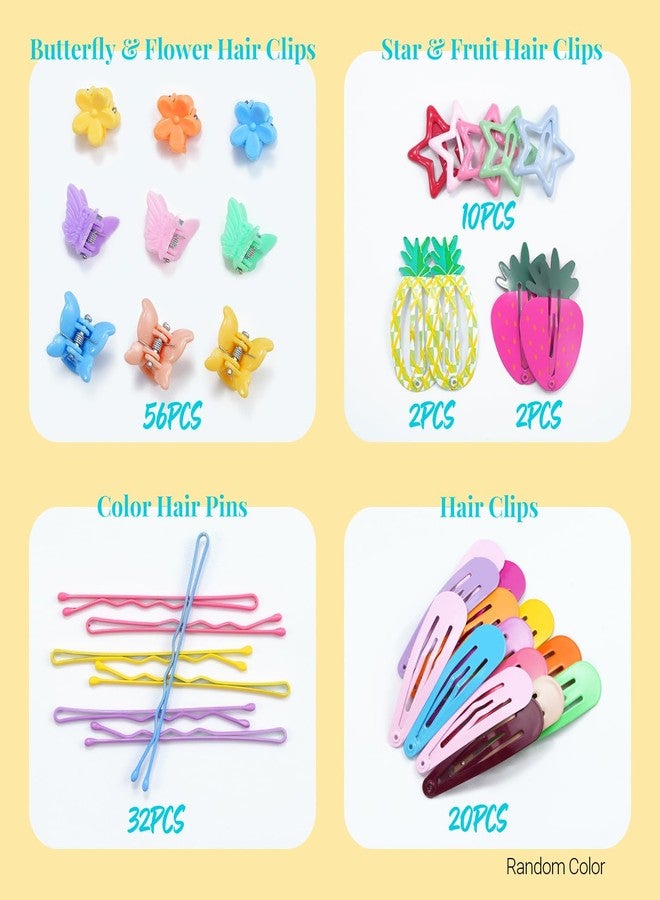 IKOCO 827PCS Elastic Hair Ties, Hair Bands Colorful Hair Accessories for Girls with Hair Clips - Image 5