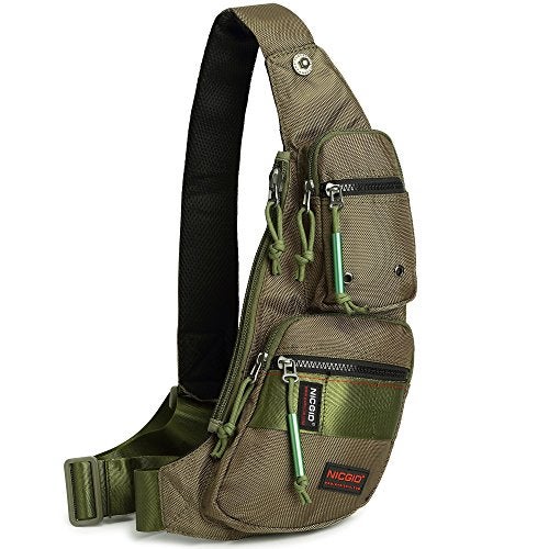 NICGID Sling Bag Chest Shoulder Backpack Crossbody Bags Casual Daypack for Men Women - Image 1