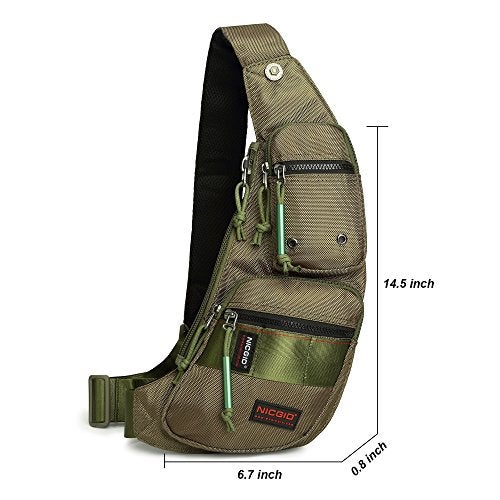 NICGID Sling Bag Chest Shoulder Backpack Crossbody Bags Casual Daypack for Men Women - Image 5