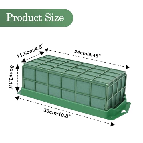 YOMUME Floral Foam Cage 1 Piece Dry and Wet Floral Foam for Fresh Flower Arrangement and Artificial Flowers Wedding Holiday Decorations - Image 3
