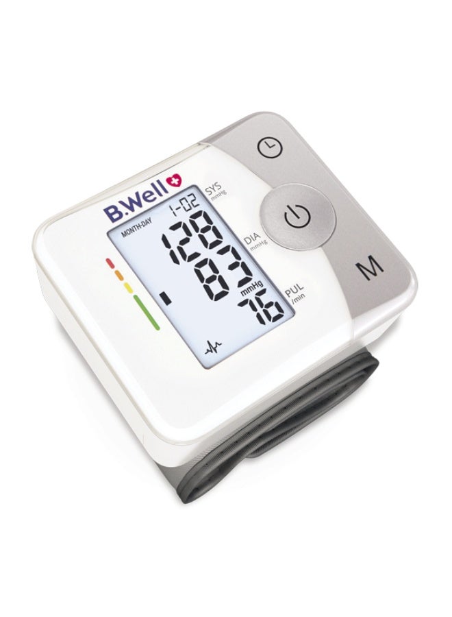بي.ويل جهاز قياس ضغط الدم ميد-57 أوتوماتيكي للمعصم مدمج رقمي للقياس الدقيق واللطيف مع شاشة سهلة القراءة - Image 1