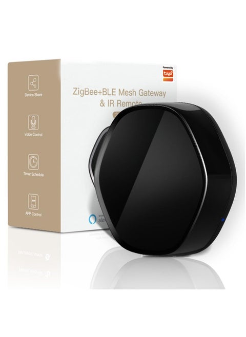 ZigBee & Bluetooth & Mesh Gateway with IR Remote Controller, Intelligent Bridge, Wired Smart Home, WiFi Smart Infrared Universal Remote Blaster and Multi-Mode Hub 2 in 1, Control AC TV DVD CD