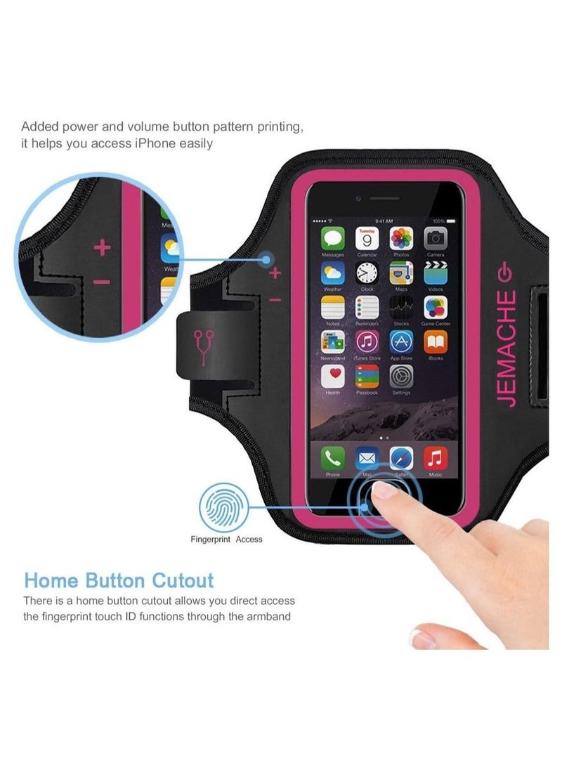 ELTRAZONE - Sports Running Armband for iPhone 13 Pro Max, Samsung S21 Ultra - Skin-Friendly Armband with Key and Headphone Slot - Image 1