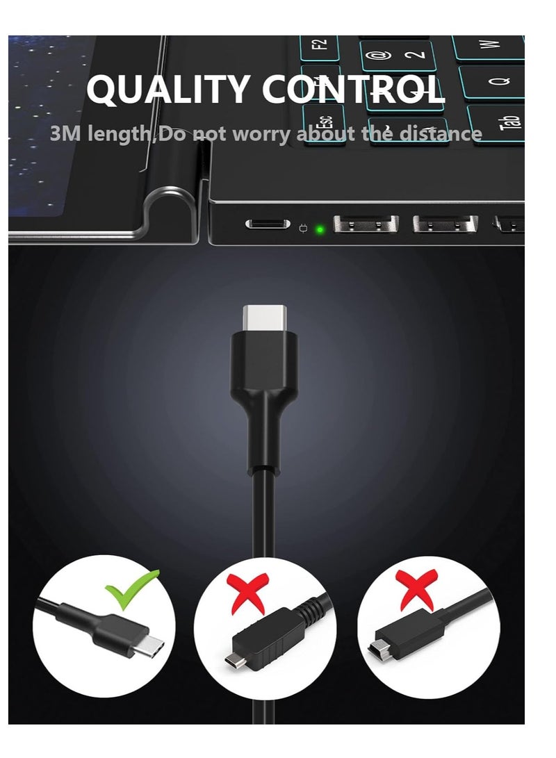 Universal 65W USB C Laptop Charger : for Huawei Lenovo HP Acer Asus Samsung Mac book pro Dell, Fast Type C AC Adapter Power Cord Replacement - Image 3