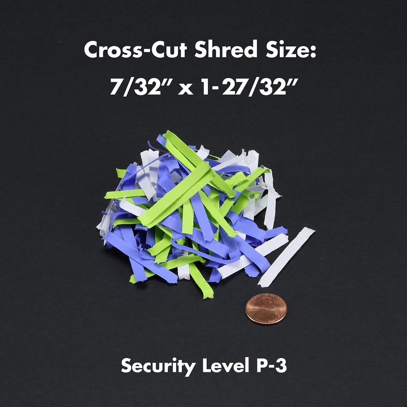 Aurora Desktop-Style Cross-Cut Paper Shredder  4-Sheet Crosscut Desktop - Image 3