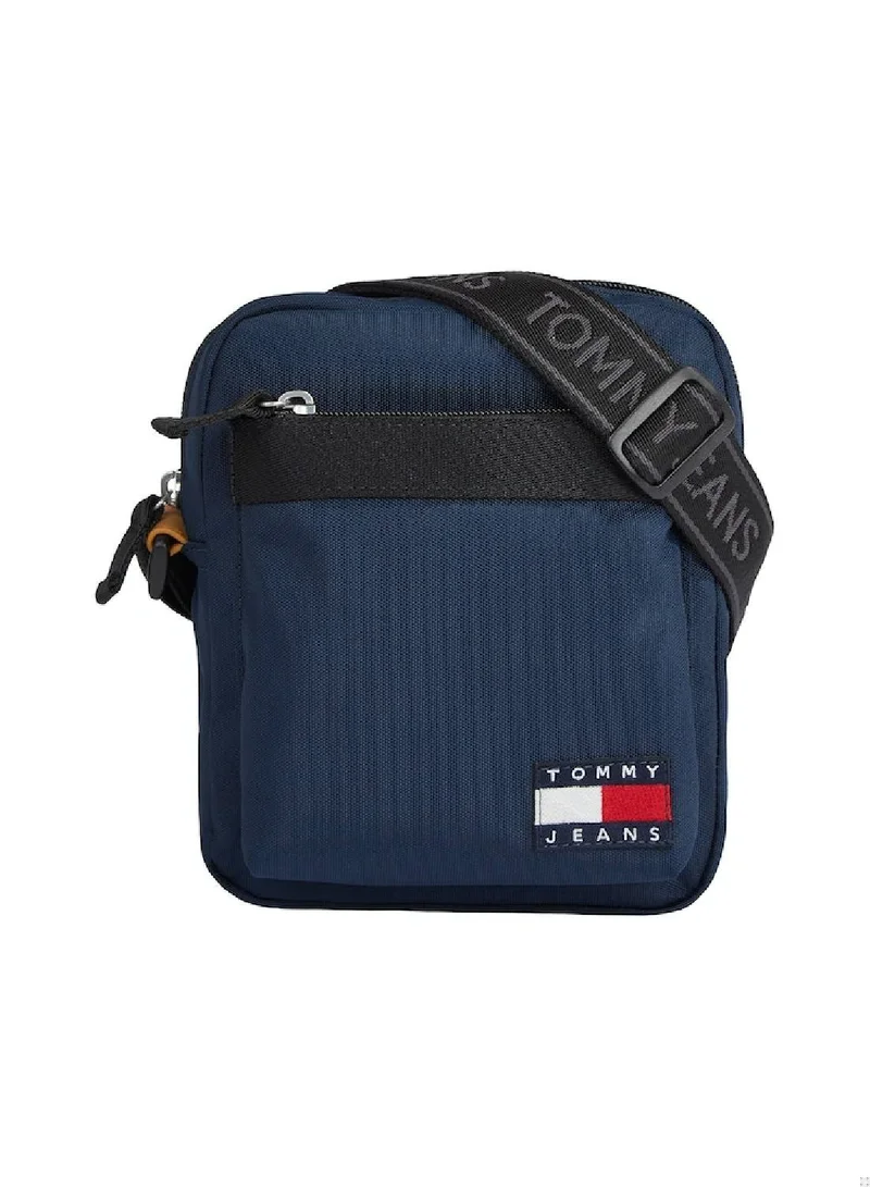 TOMMY JEANS Men's Essential Daily Work Messenger - Polyester, Blue