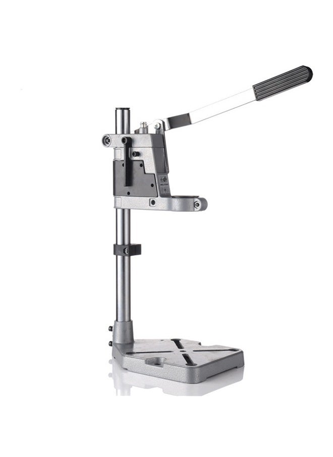 Hihonor - Adjustable Drill Press Stand for Drill Workbench Repair Tool Universal Bench Clamp Support Tool, Drill Press Table, Drill Stand for Hand Drill Single Hole Aluminum Base (1 Mounting Hole) - Image 1