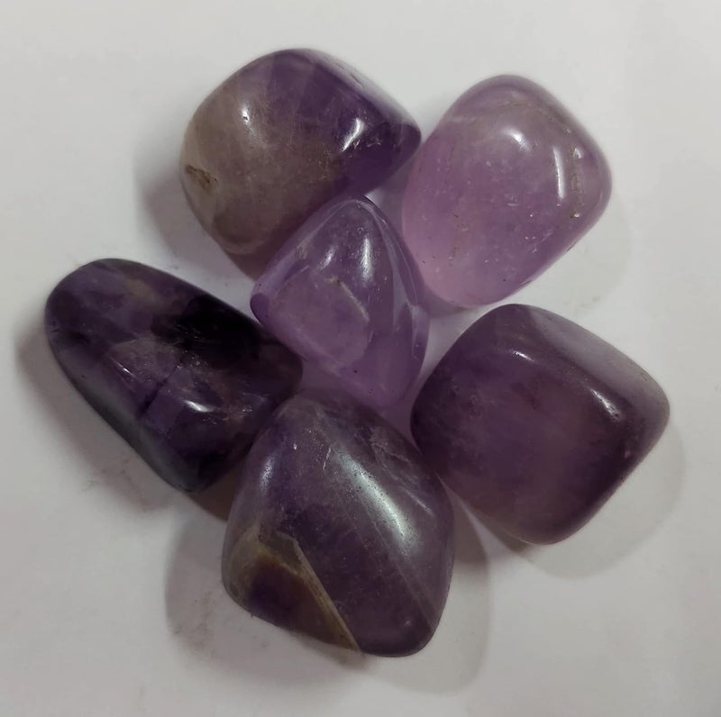 Rocksmins Amethyst Polished Natural Tumble 500Gm 2025mm Crystal Gemstone for Reiki Healing and Crystal Healing Energy Stones Aura Cleaning for Tumbling Chakras Balancing Pebbles Vastu Meditation - Image 4