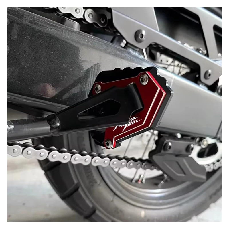 Motorcycle Kickstand Extension Stand Pad Grey Compatible with Africa Twin 1100 CRF1100L 2020 2025 - Image 4