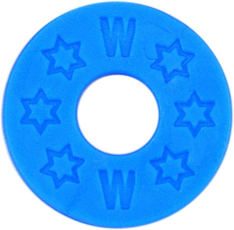 klarako 10 Pcs Rubber Washer Gasket for Acoustic Electric Guitar Bass Replacement Parts, Blue, as described - Image 4