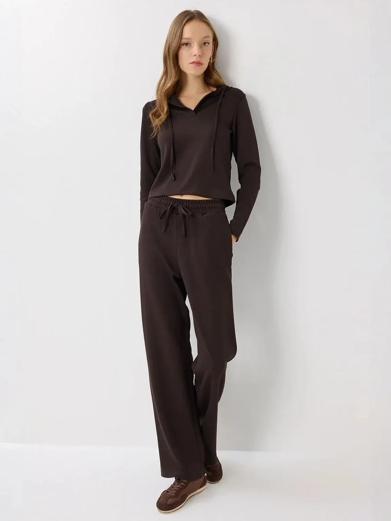 إسطنبول الساحرة ISTANBUL Hooded Long Sleeve Fitted Two-Piece Coord Set