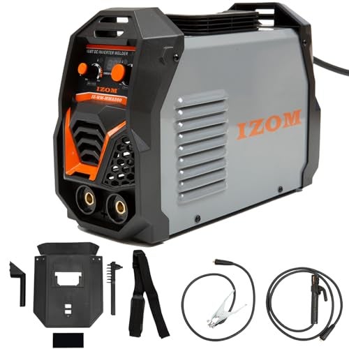 IZOM ARC Welding Machine 200A, 4xIGBT Single Phase, Arc Force Control, Hot Start and Anti stick Function Inverter Welding Machine, Professional Grade Welder for Indoor and Outdoor - Image 1