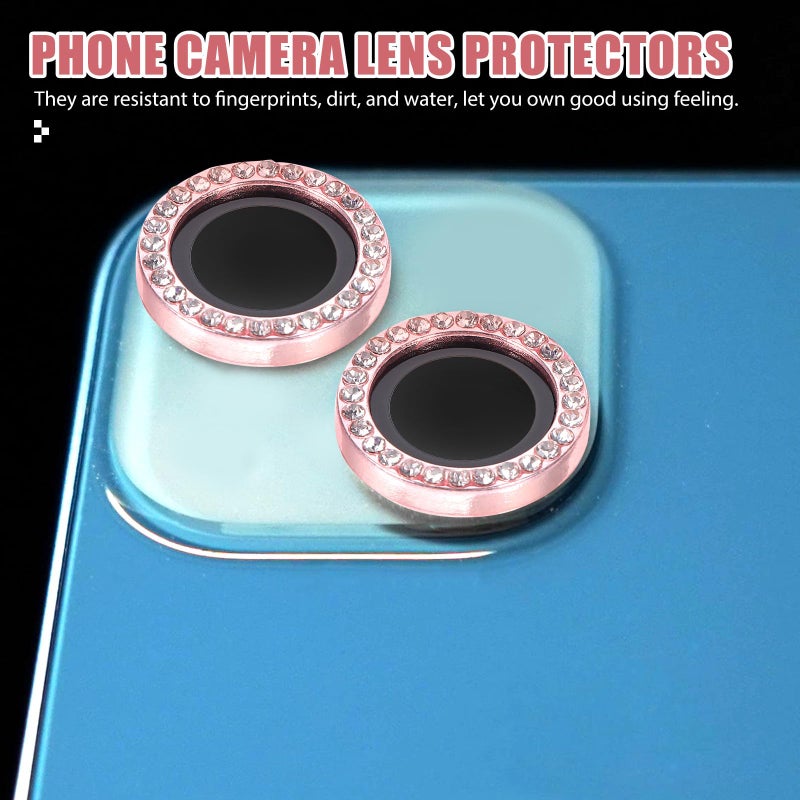 Anti Scratch Camera Lens Protector 2 Pack Light Pink Fingerprint Dirt Resistance Easy Install - Image 5