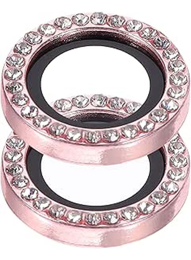 Anti Scratch Camera Lens Protector 2 Pack Light Pink Fingerprint Dirt Resistance Easy Install - Image 1
