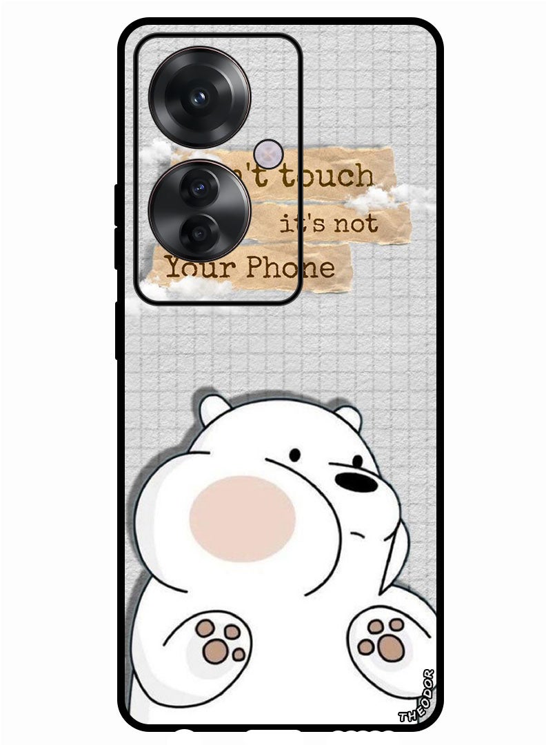 Theodor Protective Case Anti Scratch Shock Proof Bumper Cover For Oppo Reno 11F Dont touch (3) - Image 1