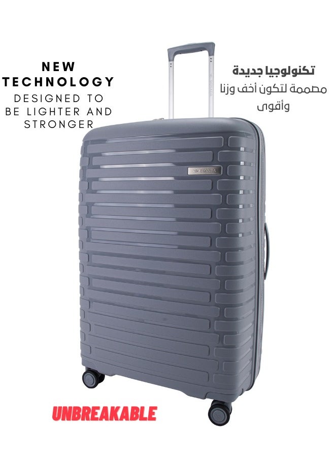 SONADA - Unbreakable Luggage Unisex ,Double Zipper ,Expandable, TSA Lock With 4 Double Silent Wheels (Set of 4, BLUE) - Image 1