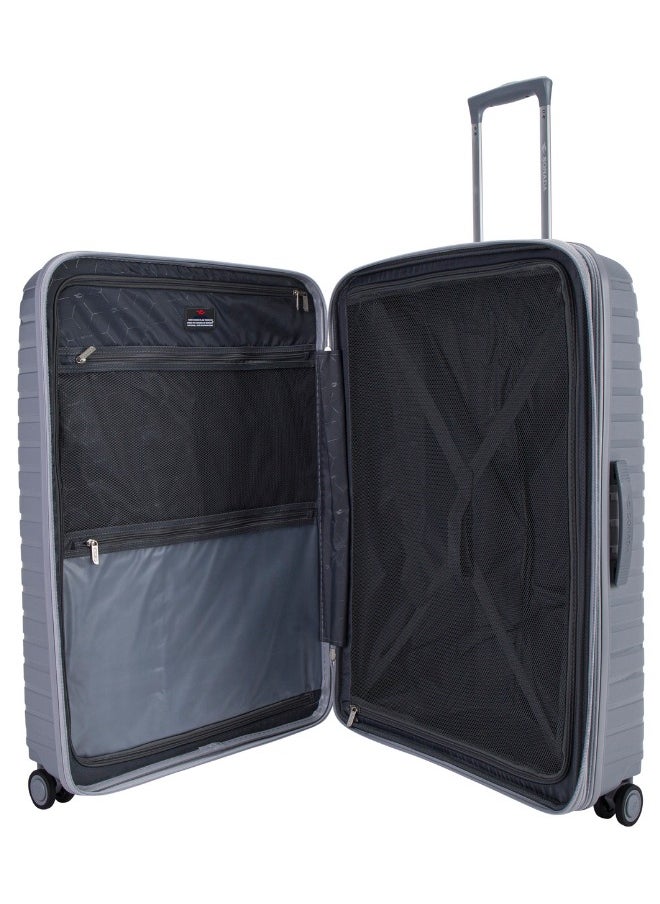 SONADA - Unbreakable Luggage Unisex ,Double Zipper ,Expandable, TSA Lock With 4 Double Silent Wheels (Set of 4, BLUE) - Image 1