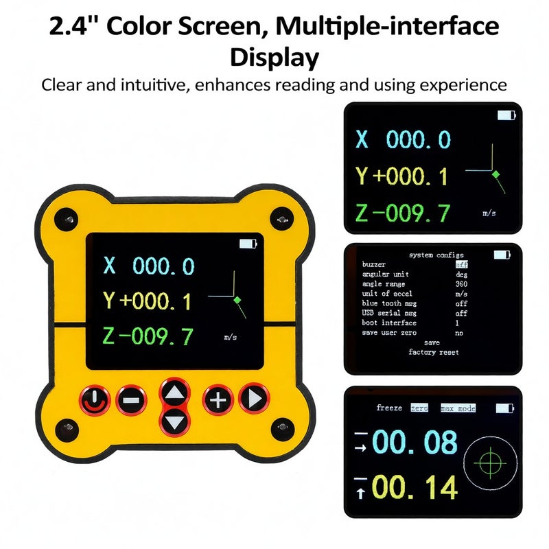 Digital Protractor Electronic Level and Angle Gauge Angle Finder Tool Protractor Inclinometer Dual Axis Level 0.02°Resolution Woodworking Tools for Construction Woodworking and Machinery - Image 5