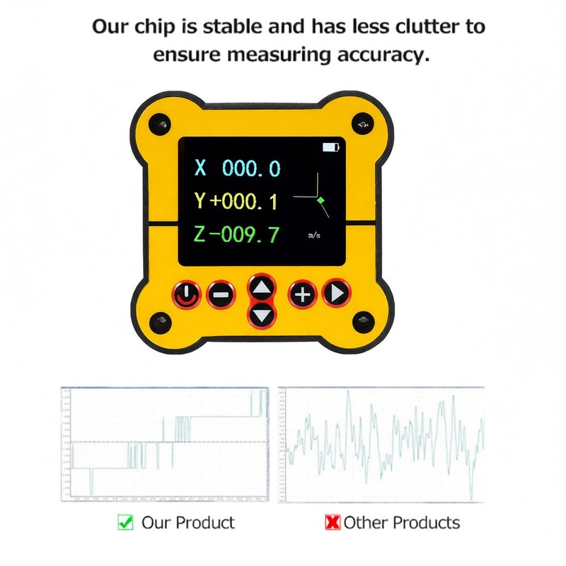 Digital Protractor Electronic Level and Angle Gauge Angle Finder Tool Protractor Inclinometer Dual Axis Level 0.02°Resolution Woodworking Tools for Construction Woodworking and Machinery - Image 4