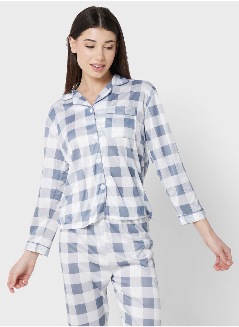 Ginger - 2 Piece Printed Pyjama Set - Image 1
