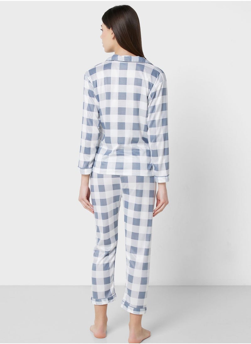 Ginger - 2 Piece Printed Pyjama Set - Image 1