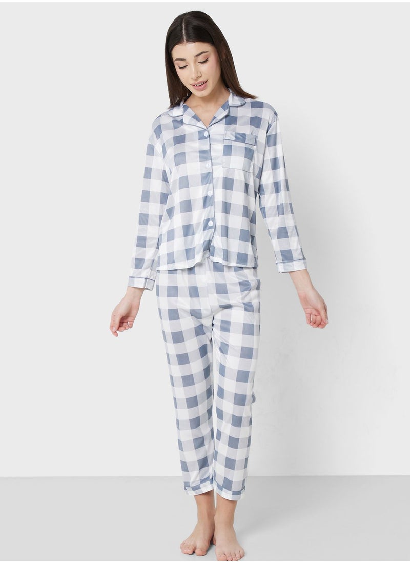 Ginger - 2 Piece Printed Pyjama Set - Image 1