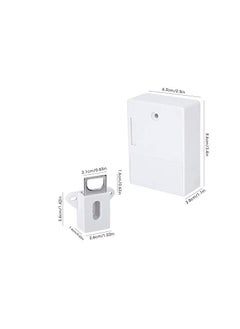 Excefore Smart Cabinet Lock, Electronic RFID Card Cabinet Lock, Hidden DIY RFID Lock Opening, for Wardrobe, Sauna, Libraries, Factories and Offices Locker (White)  - Image 5