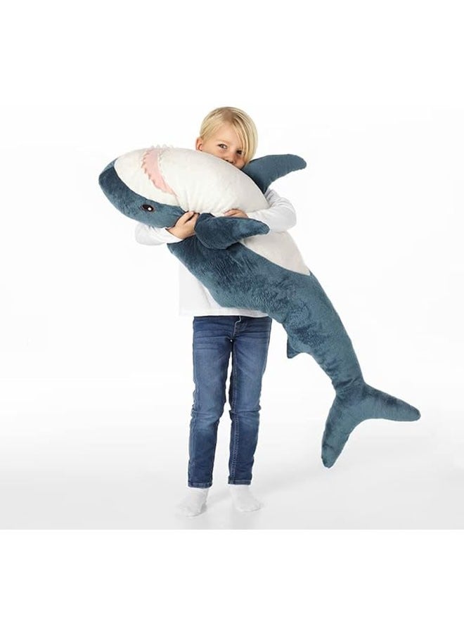general 3D Shark Plush Toy, Soft Shark Animal Doll, Soft Shark Cushion Pillow, Shark Filled Ocean Decoration Gift 100cm - Image 2
